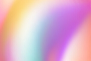 Vibrant Color Gradient Abstract Illustration: Modern Retro Design with Smooth Curves and Soft Texture for Wallpaper and Poster Templates - Blue, Purple, Red, Yellow and Orange