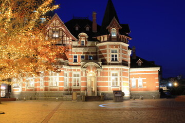 観光地のライトアップ