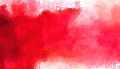 Red watercolor abstract textured background. Generative AI