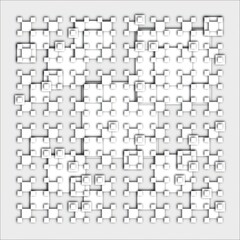 abstract illustration in the form of geometric shapes creating a bright background