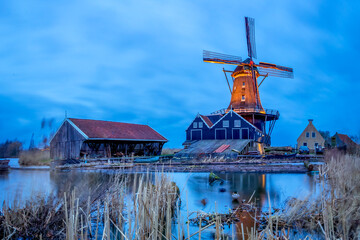 Wood sawmill the Rat in IJlst, Friesland the Netherlands