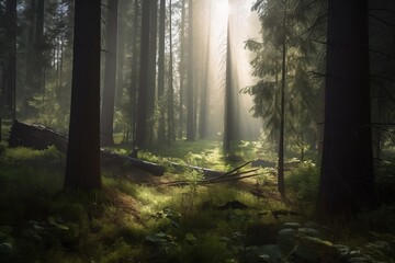 International Forests Day - created with Generative AI technology