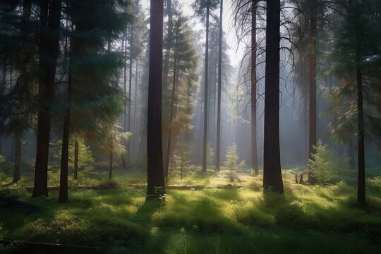 International Forests Day - created with Generative AI technology