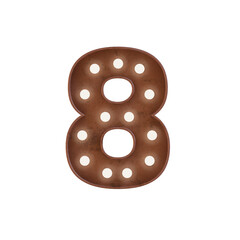 Marquee Lights 3D Alphabet or Lettering - View 1