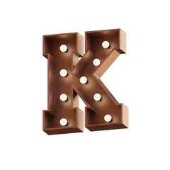 Marquee Lights 3D Alphabet or Lettering - View 2