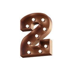Marquee Lights 3D Alphabet or Lettering - View 2