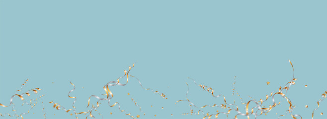 Grey Serpentine Happy Vector Panoramic Blue