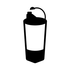 water bottle icon vector logo template