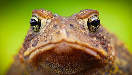 close up of a frog eye