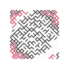 Asemic Glyph writing hieroglyph imitation abstract illustration