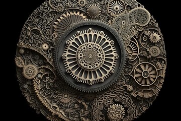 Colorful surreal shapes graphic design