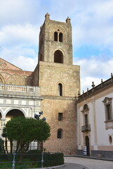 Fototapeta na wymiar Monreale Cathedral near Palermo in Siilia,Italy