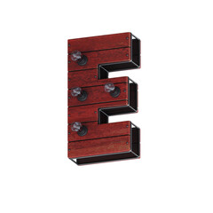 Steampunk Light 3D Alphabet or Lettering PNG