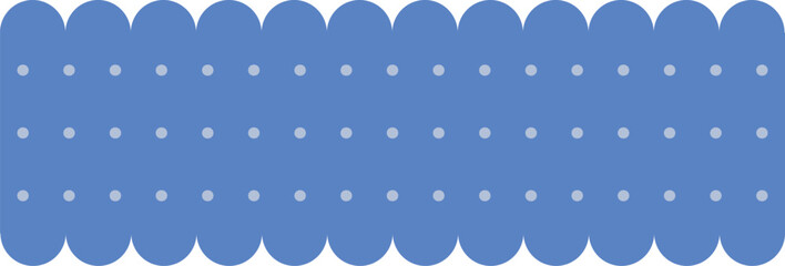Blue Paper Washi Tape With Dots 