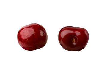 Cherry isolated on white background.