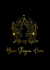 
the illustration on the theme of the meditation.
