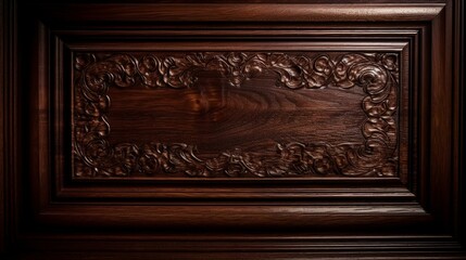 A dark and rich mahogany wood texture with intricate patterns Generative AI