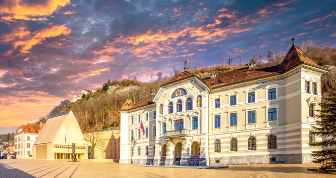Landtags- und Regierungsgeb&auml;ude, Vaduz, Liechtenstein