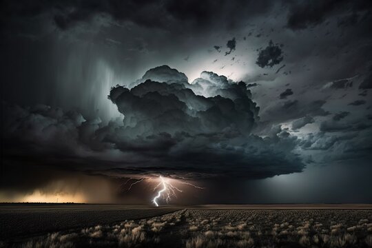 1,950 Lightning Illuminating Thunder Cloud Images, Stock Photos, 3D  objects, & Vectors