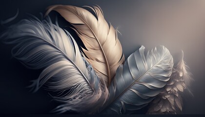 Feathers texture pattern background