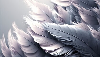 Soft feathers texture pattern background