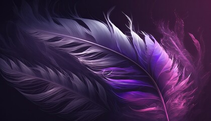 Purple feather texture pattern background