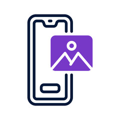 Fototapeta premium smartphone icon for your website, mobile, presentation, and logo design.