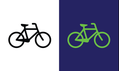 Fototapeta premium Bicycle icon in filled .Vector illustration of colored and black bicycle