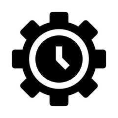time management icon for your website, mobile, presentation, and logo design.