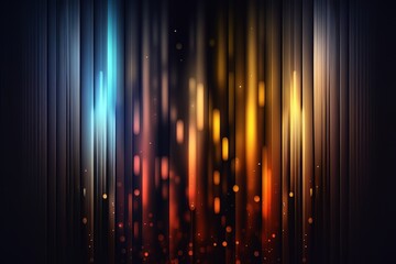 Abstract background with line color motion blur lights. Generative AI