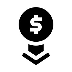 loss icon for your website, mobile, presentation, and logo design.