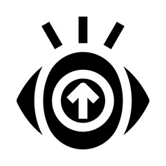vision icon for your website, mobile, presentation, and logo design.