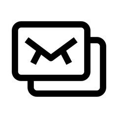 email icon for your website, mobile, presentation, and logo design.