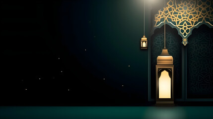 mosque in night background, abstract background for Ramdan, Ramdan themed background 