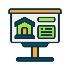 billboard icon for your website, mobile, presentation, and logo design.