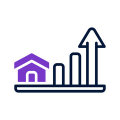 home investment icon for your website, mobile, presentation, and logo design.