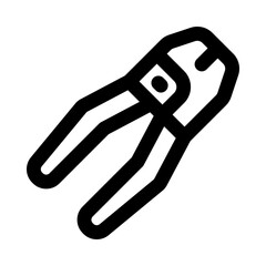 pliers icon for your website, mobile, presentation, and logo design.