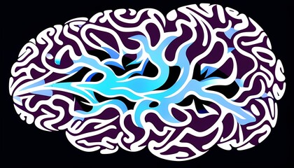 Obraz premium neural network of brain