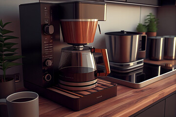 Coffee blender and boiler machine great for makes hot drinks