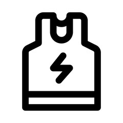 Obraz premium tanktop icon for your website, mobile, presentation, and logo design.
