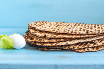 Matzah Shmurah for Jewish holiday Pesach.
