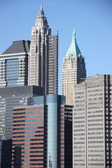 Fototapeta na wymiar Downtown Manhattan à New York. USA