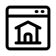 homepage icon for your website, mobile, presentation, and logo design.