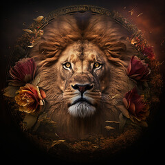 Lion Colors and Flowers