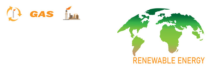 Green eco city vector ESG Ecology illustration for Environmental friendly template, Sustainability eco  is a clean planet.Sustainability, ecology or renewable, energy to save.