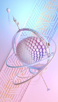 3D Spherical Gyroscope
Abstract art made in Cinema4D with the use of Octane Renderer
