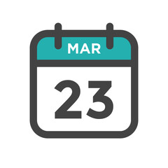 March 22 Calendar Day or Calender Date for Deadlines or Appointment