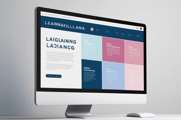 Website mockup illustration created using generative AI.