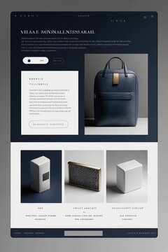 Website mockup illustration created using generative AI.