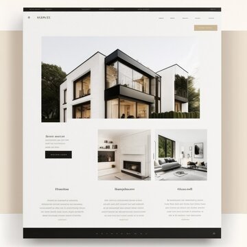 Website mockup illustration created using generative AI.